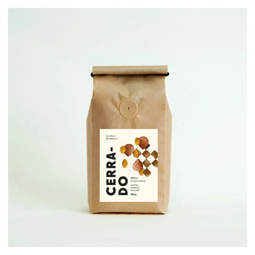 café brésil cerrado - brulerie moka- pack 250g