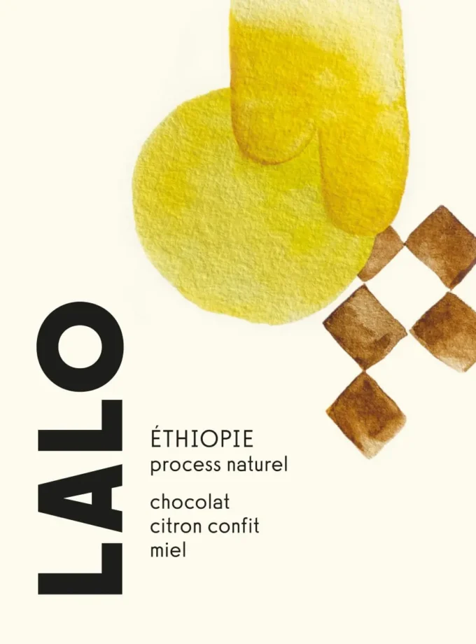 café éthiopie lalo - brulerie moka- pack 250g