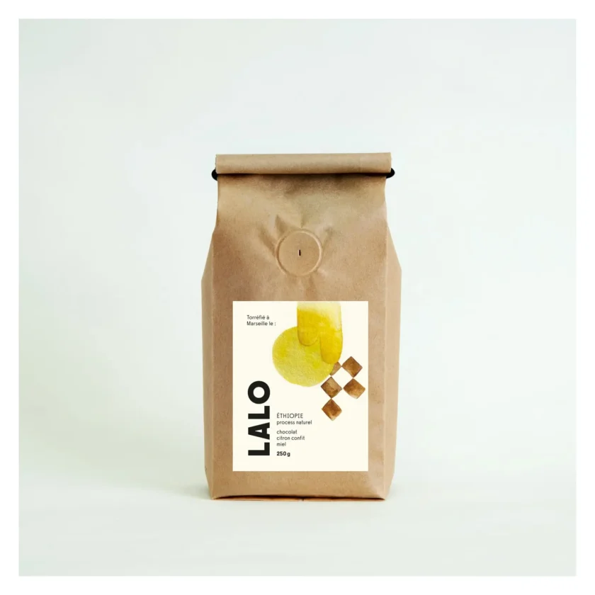 café éthiopie lalo - brulerie moka- pack 250g
