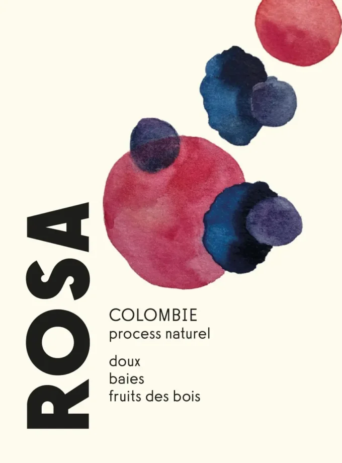 café colombie rosa - brulerie moka- pack 250g