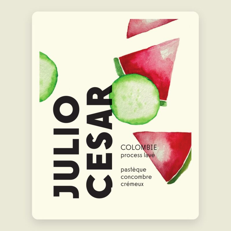 Julio César – Colombie : café de spécialité torréfié à Marseille, Brûlerie MÖKA